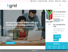 Tablet Screenshot of gridhost.co.za